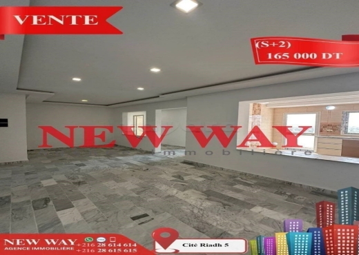 (S+2) à Cité Riadh 5