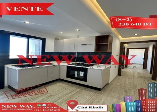 (S+2) Directe Promoteur à Cité Riadh Sousse