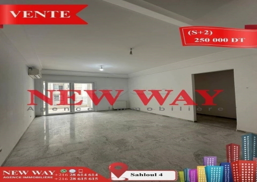 Appartement (S+2) à Sahloul 4