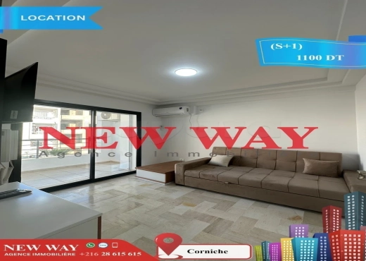 (S+1) meublé à Corniche prés de la mer