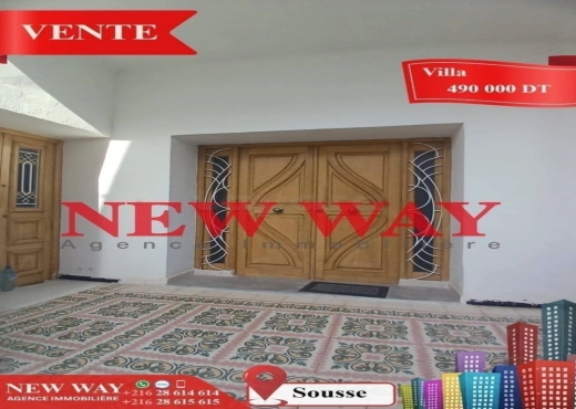 Villa de Plain Pied à Sousse