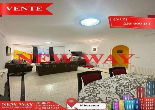 (S+2) à Khezema avec Meubles