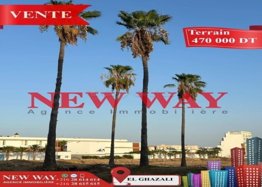 Terrain Fait l'angle à Bouhsina