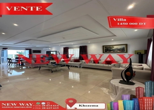 Villa à Khezema ouest dans un quartier résidentiel