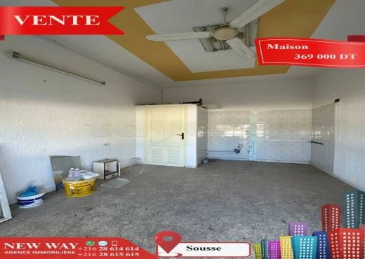 Maison à Sousse, Prés de Centre Ville - Bien immobilier à {"id":20,"country_id":219,"name":"SOUSSE","slug":"sousse"} - Agence Immobilière New Way