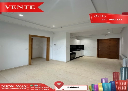 (S+1) Neuf à Sahloul 4 - Bien immobilier à {"id":20,"country_id":219,"name":"SOUSSE","slug":"sousse"} - Image 2 - Agence Immobilière New Way