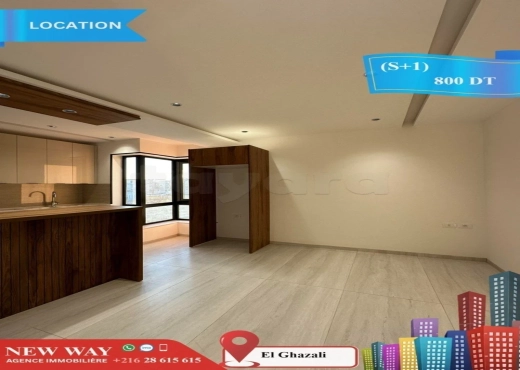(S+1) Jamais Habité à Bouhsina El Ghazali - Bien immobilier à {"id":20,"country_id":219,"name":"SOUSSE","slug":"sousse"} - Image 3 - Agence Immobilière New Way