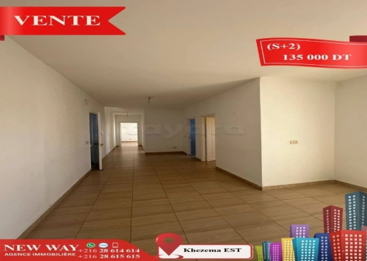 (S+2) à Khezema EST, Proche de toutes commodités - Bien immobilier à {"id":20,"country_id":219,"name":"SOUSSE","slug":"sousse"} - Image 4 - Agence Immobilière New Way