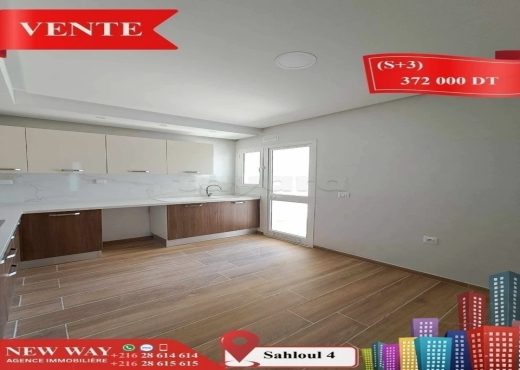 (S+3) Directe Promoteur à Sahloul 4 - Bien immobilier à {"id":20,"country_id":219,"name":"SOUSSE","slug":"sousse"} - Image 2 - Agence Immobilière New Way