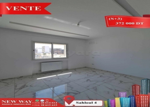 (S+3) Directe Promoteur à Sahloul 4 - Bien immobilier à {"id":20,"country_id":219,"name":"SOUSSE","slug":"sousse"} - Image 3 - Agence Immobilière New Way