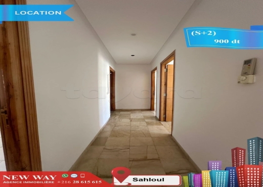 (S+2) à Sahloul au rez de chaussée - Bien immobilier à {"id":20,"country_id":219,"name":"SOUSSE","slug":"sousse"} - Image 3 - Agence Immobilière New Way