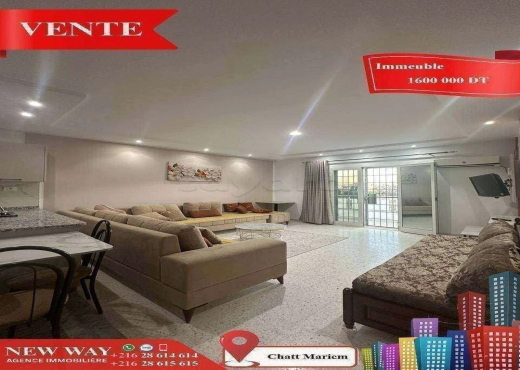 Résidence de 7 Appartements à Chatt Mariem - Bien immobilier à {"id":20,"country_id":219,"name":"SOUSSE","slug":"sousse"} - Image 3 - Agence Immobilière New Way