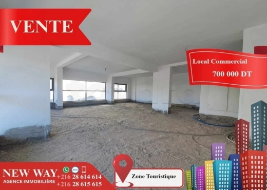 Local Commercial au  zone touristique - Bien immobilier à {"id":20,"country_id":219,"name":"SOUSSE","slug":"sousse"} - Image 2 - Agence Immobilière New Way