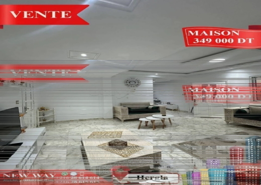 Maison à Hergla, Proche de toutes Commodités - Bien immobilier à {"id":20,"country_id":219,"name":"SOUSSE","slug":"sousse"} - Image 4 - Agence Immobilière New Way