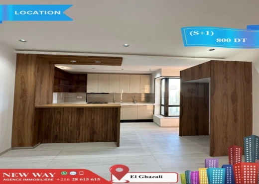 (S+1) Jamais Habité à Bouhsina El Ghazali - Bien immobilier à {"id":20,"country_id":219,"name":"SOUSSE","slug":"sousse"} - Image 2 - Agence Immobilière New Way