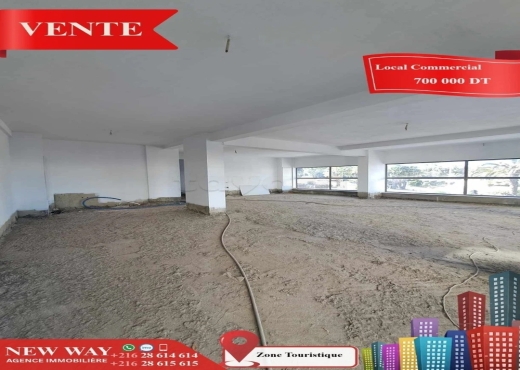 Local Commercial au plein cœur de la zone touristi - Bien immobilier à {"id":20,"country_id":219,"name":"SOUSSE","slug":"sousse"} - Image 3 - Agence Immobilière New Way