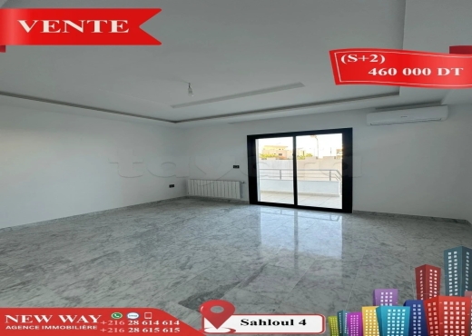 (S+2) Directe Promoteur à Sahloul 4 - Bien immobilier à {"id":20,"country_id":219,"name":"SOUSSE","slug":"sousse"} - Image 3 - Agence Immobilière New Way