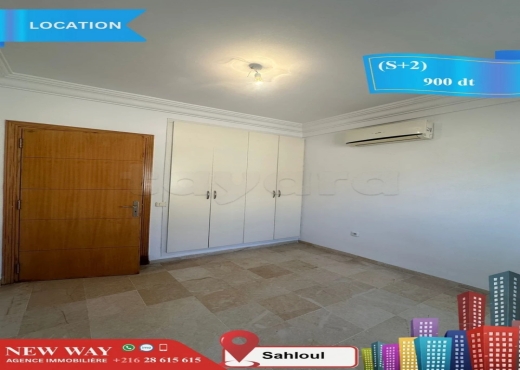 (S+2) à Sahloul au rez de chaussée - Bien immobilier à {"id":20,"country_id":219,"name":"SOUSSE","slug":"sousse"} - Image 4 - Agence Immobilière New Way