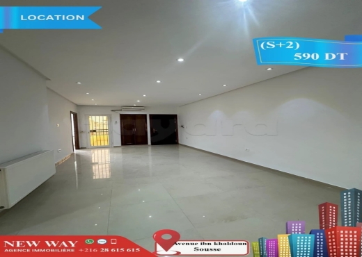 (S+2) Prés de l'avenue ibn Khaldoun Sousse - Bien immobilier à {"id":20,"country_id":219,"name":"SOUSSE","slug":"sousse"} - Agence Immobilière New Way