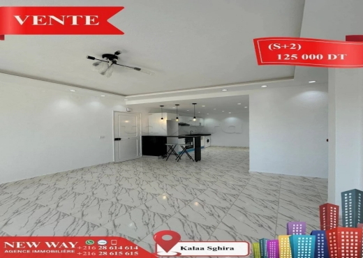 (S+2) à kalàa sghira prés de Sahloul - Bien immobilier à {"id":20,"country_id":219,"name":"SOUSSE","slug":"sousse"} - Image 2 - Agence Immobilière New Way