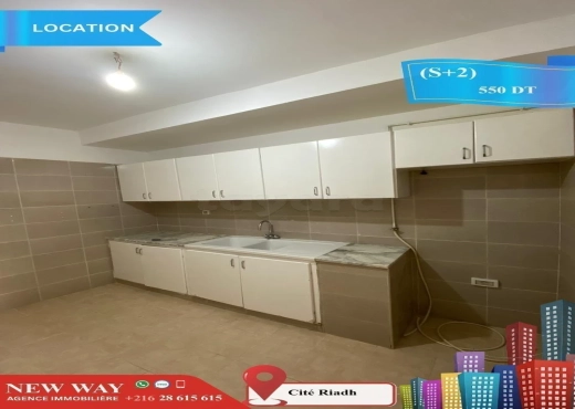 (S+2) à Cité Riadh 5 - Bien immobilier à {"id":20,"country_id":219,"name":"SOUSSE","slug":"sousse"} - Image 3 - Agence Immobilière New Way