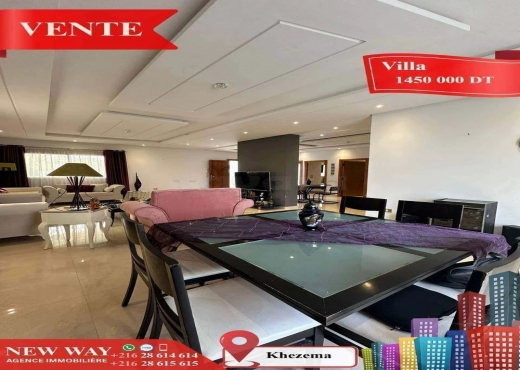 Villa à Khezema ouest  dans un quartier résidentil - Bien immobilier à {"id":20,"country_id":219,"name":"SOUSSE","slug":"sousse"} - Image 4 - Agence Immobilière New Way