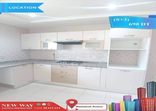 (S+3) à Hammem Sousse Prés Mosqué El Sahaba - Bien immobilier à {"id":20,"country_id":219,"name":"SOUSSE","slug":"sousse"} - Agence Immobilière New Way
