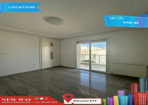 (S+2) à khezema EST, Proche de Toutes Commodités - Bien immobilier à {"id":20,"country_id":219,"name":"SOUSSE","slug":"sousse"} - Image 4 - Agence Immobilière New Way