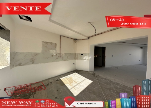 (S+2) Directe Promoteur à Cité Riadh - Bien immobilier à {"id":20,"country_id":219,"name":"SOUSSE","slug":"sousse"} - Image 2 - Agence Immobilière New Way
