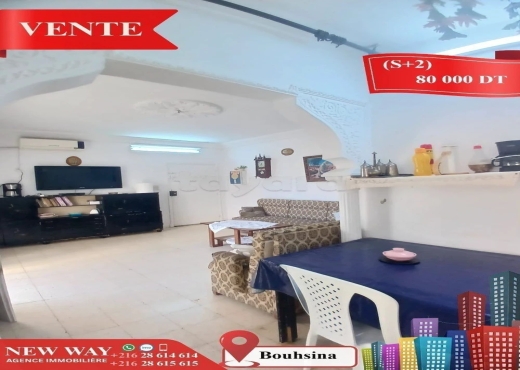 Appartement (S+2) à Bouhsina - Bien immobilier à {"id":20,"country_id":219,"name":"SOUSSE","slug":"sousse"} - Image 3 - Agence Immobilière New Way