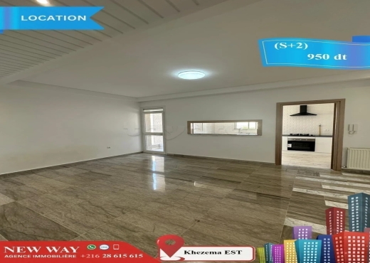 (S+2) à khezema EST, Proche de Toutes Commodités - Bien immobilier à {"id":20,"country_id":219,"name":"SOUSSE","slug":"sousse"} - Agence Immobilière New Way