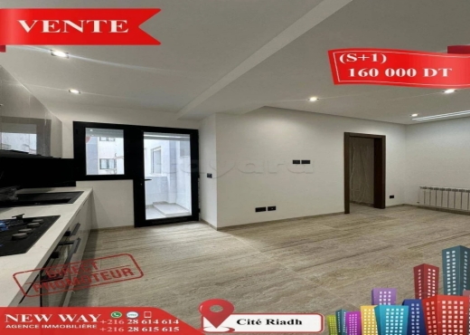 (S+1) Directe Promoteur à Cité Riadh Sousse - Bien immobilier à {"id":20,"country_id":219,"name":"SOUSSE","slug":"sousse"} - Image 2 - Agence Immobilière New Way