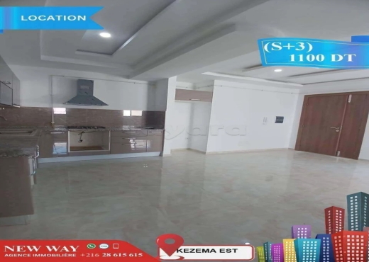 (S+3) Jamais Habité à Khezema EST - Bien immobilier à {"id":20,"country_id":219,"name":"SOUSSE","slug":"sousse"} - Agence Immobilière New Way