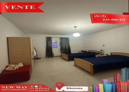 (S+2) à Khezema avec Meubles - Bien immobilier à {"id":20,"country_id":219,"name":"SOUSSE","slug":"sousse"} - Image 4 - Agence Immobilière New Way