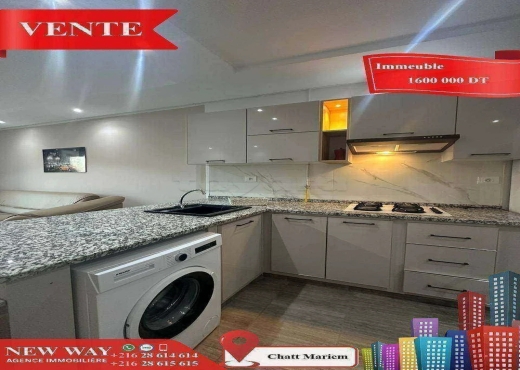 Résidence de 7 Appartements à Chatt Mariem - Bien immobilier à {"id":20,"country_id":219,"name":"SOUSSE","slug":"sousse"} - Image 4 - Agence Immobilière New Way