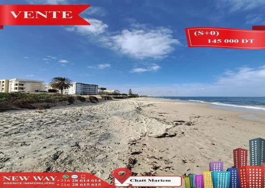 (S +0) avec meubles à Chatt Mariem, Prés de la mer - Bien immobilier à {"id":20,"country_id":219,"name":"SOUSSE","slug":"sousse"} - Agence Immobilière New Way