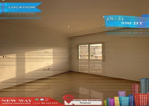 (S+2) Prés de l'avenue ibn Khaldoun Sousse - Bien immobilier à {"id":20,"country_id":219,"name":"SOUSSE","slug":"sousse"} - Image 3 - Agence Immobilière New Way