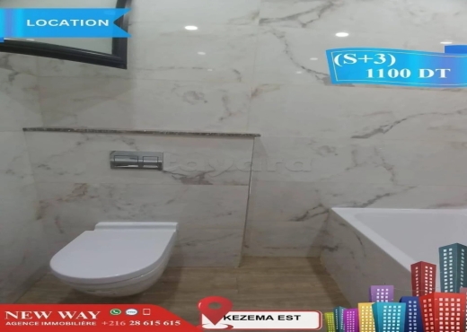 (S+3)  à Khezema EST avec Place de Parking - Bien immobilier à {"id":20,"country_id":219,"name":"SOUSSE","slug":"sousse"} - Image 4 - Agence Immobilière New Way