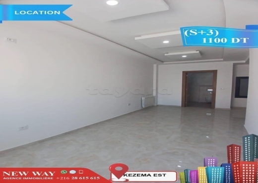 (S+3) Jamais Habité à Khezema EST - Bien immobilier à {"id":20,"country_id":219,"name":"SOUSSE","slug":"sousse"} - Image 3 - Agence Immobilière New Way